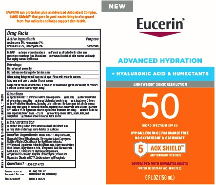 Eucerin Adv. Hydration Ltn SPF 50 50