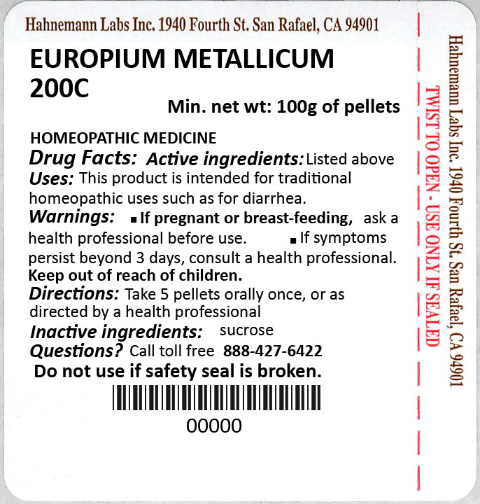 Europium Metallicum 200C 100g