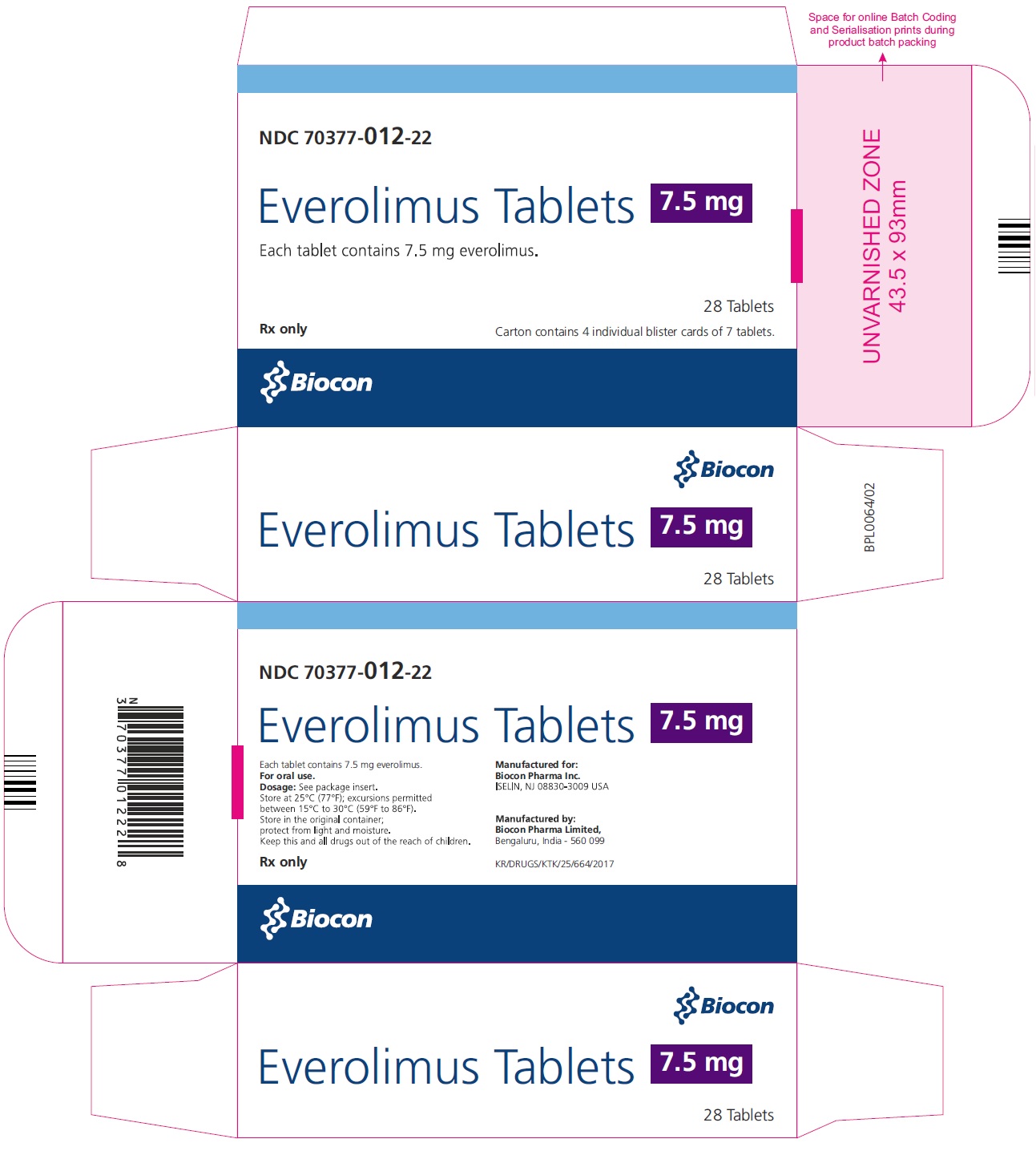 PRINCIPAL DISPLAY PANEL Package Label 7.5 mg 