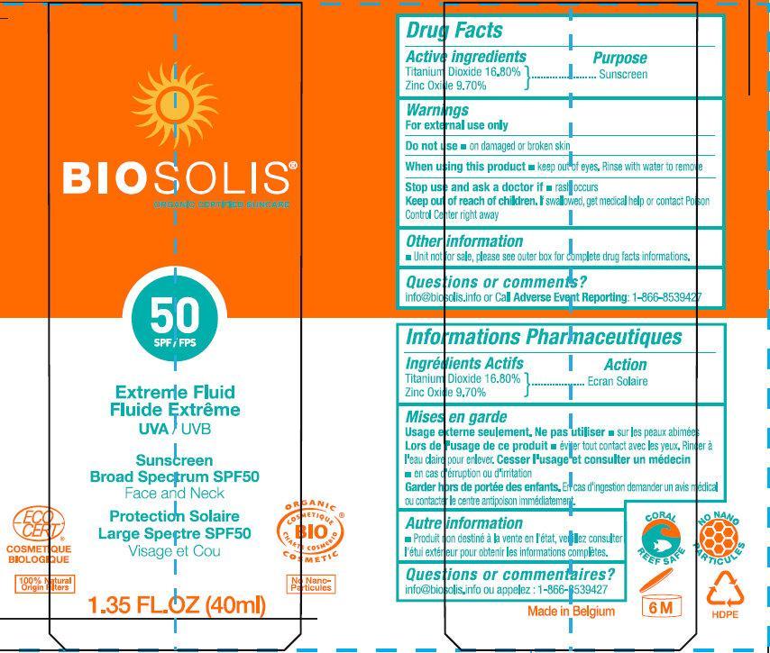 Biosolis Extreme Fluid Uva Sunscreen Broad Spectrum Face And Neck Spf50 Breastfeeding