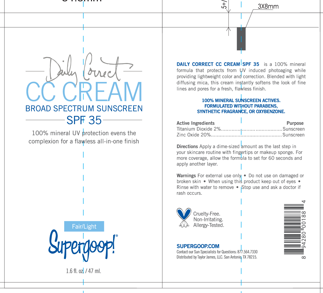 Is Cc Cream Broad Spectrum Sunscreen Spf 35 Fair To Light | Titanium Dioxide, Zinc Oxide Cream safe while breastfeeding
