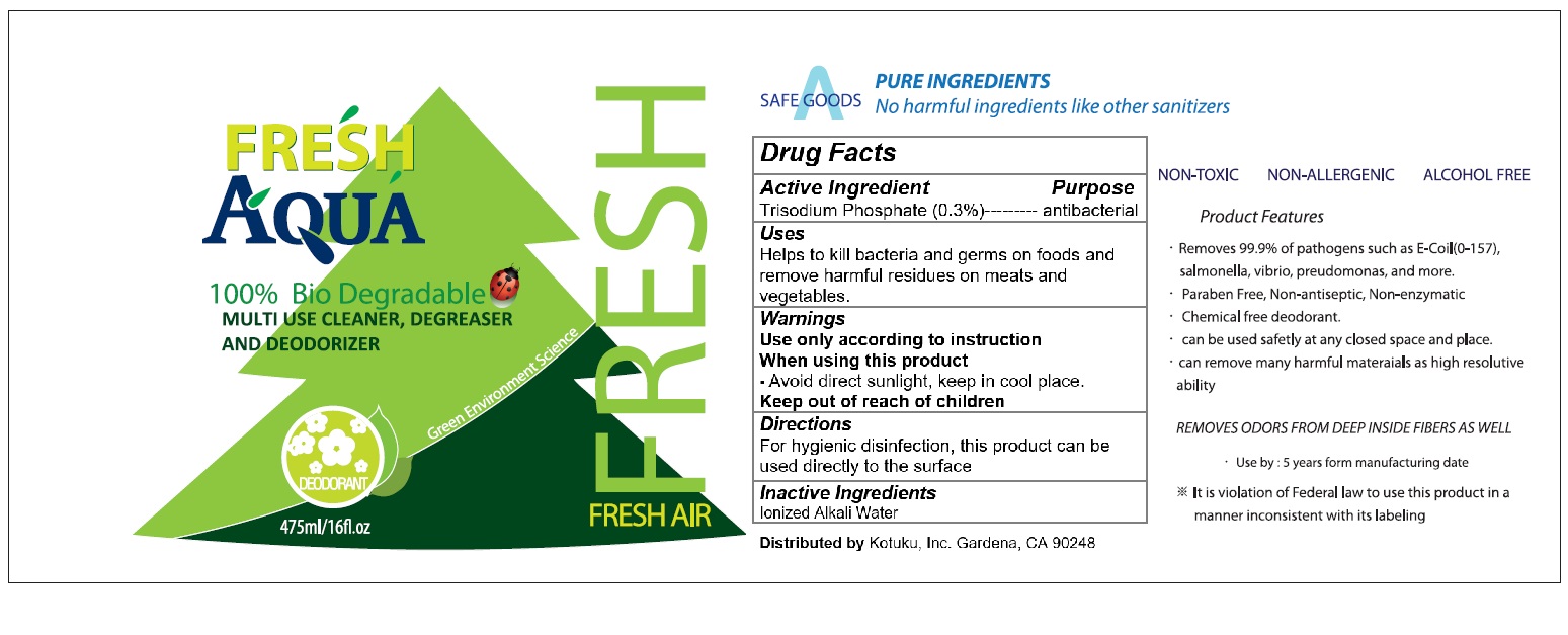 fresh aqua label