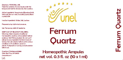 Ferrum Quartz Ampules