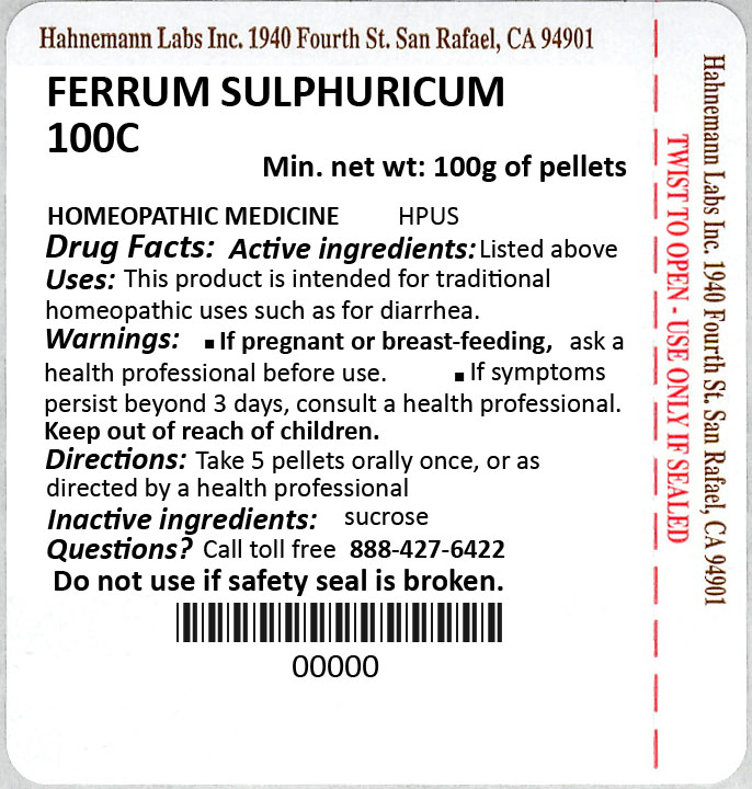 Ferrum Sulphuricum 100C 100g