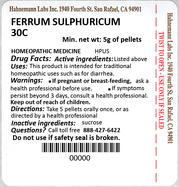 Ferrum Sulphuricum 30C 5g