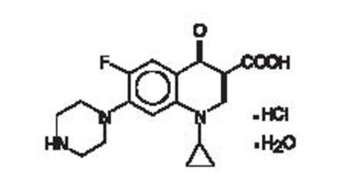 Figure 1: Structure of Ciprofloxacin