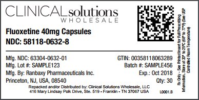 Fluoxetine 40mg capsule 30 count blister card
