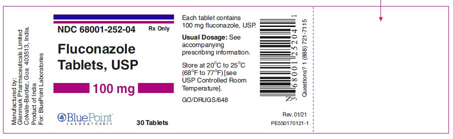 Fluconazole Tablets 100mg Label