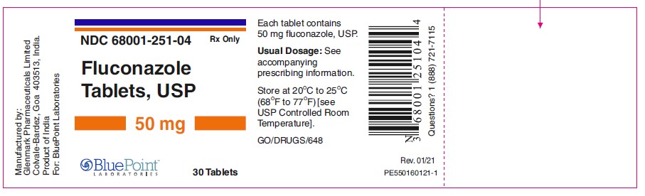 Fluconazole Tablets 50mg Label