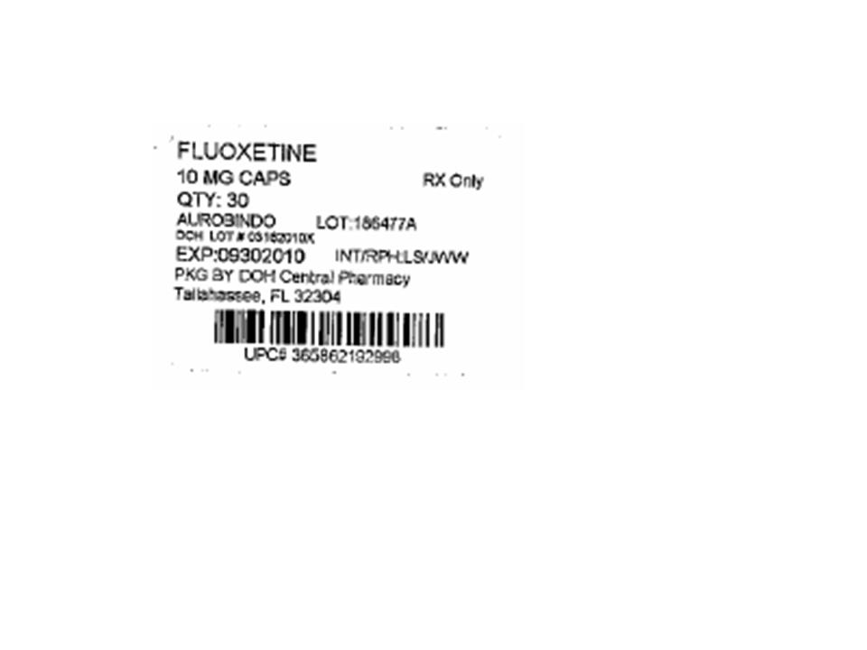 Fluoxetine 10 mg Label
