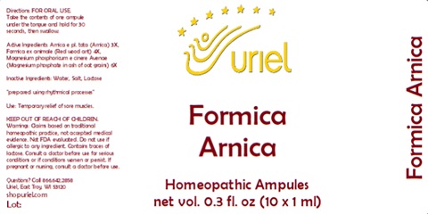 Formica Arnica Ampules