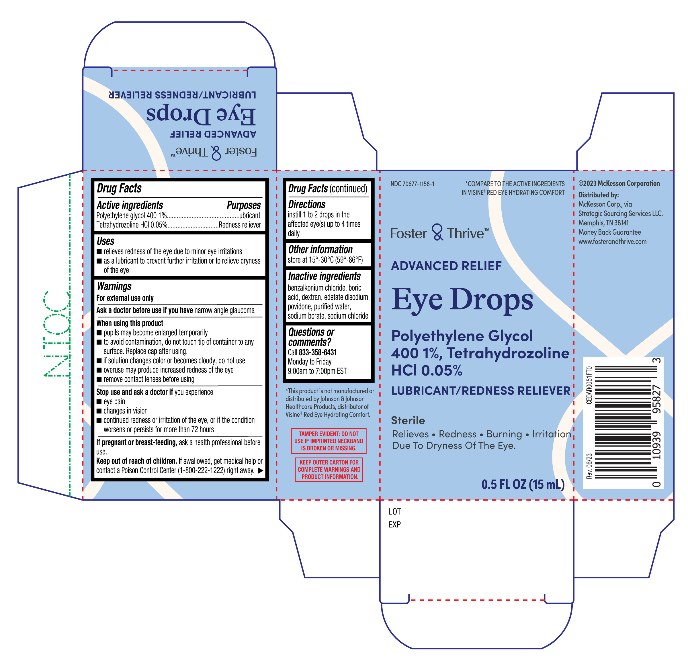 Foster & Thrive Advanced Relief Eye Drop 15mL