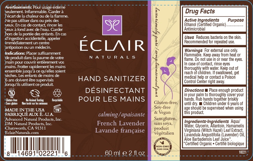 Eclair Naturals (french Lavender) Hand Sanitizer | Ethanol Spray Breastfeeding
