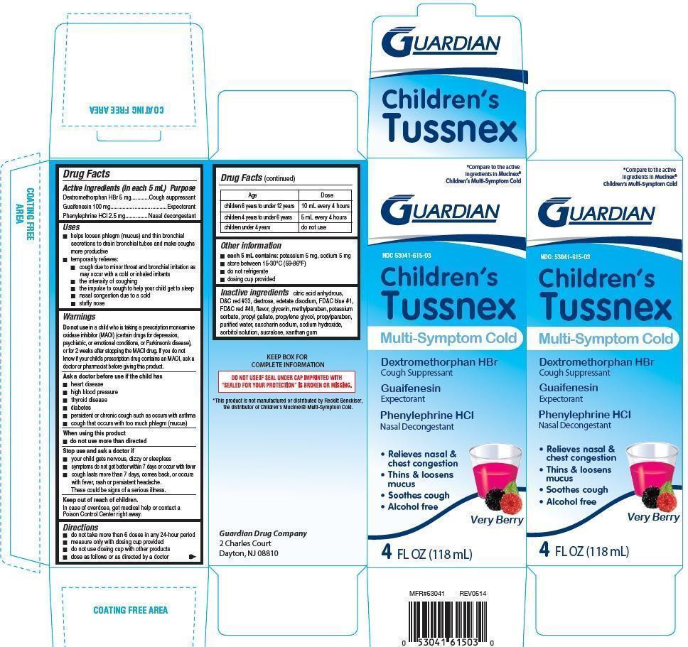 Childrens Tussnex Multi-symptom Cold | Dextromethorphan Hbr, Guaifenesin, Phenylephrine Hcl Liquid Breastfeeding