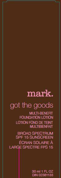 Mark Got The Goods Multi-benefit Foundation | Octinoxate, Titanium Dioxide, Oxybenzone Lotion and breastfeeding