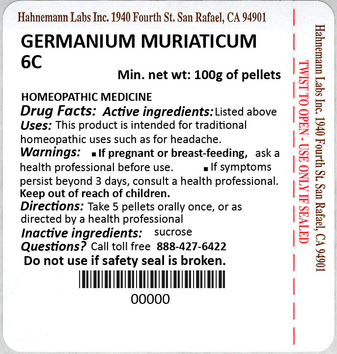 Germanium Muriaticum 6C 100g
