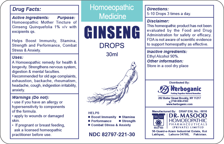 Ginseng drops