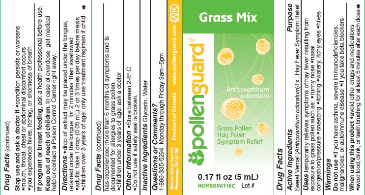 Grass Mix Label