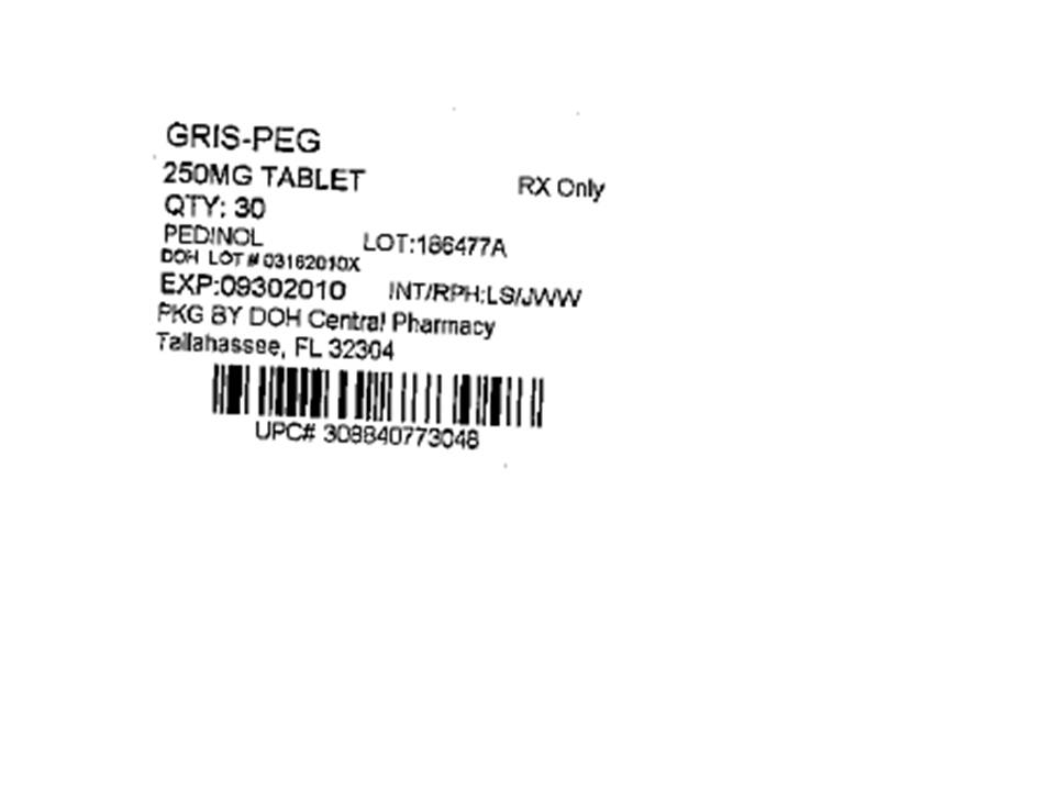Gris-PEG ultramicrocrystalline 250 mg