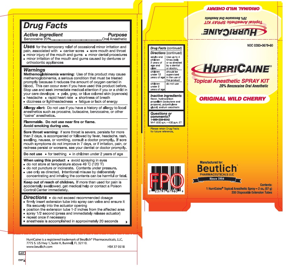 HurriCaine Spray Kit outer box