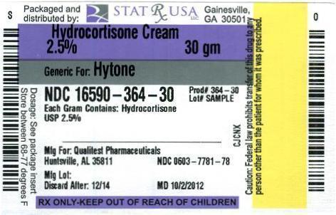 HYDROCORTISONE CR 2.5-30gm label Image