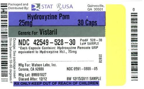 Hydroxyzine Pam 25 mg Label Image