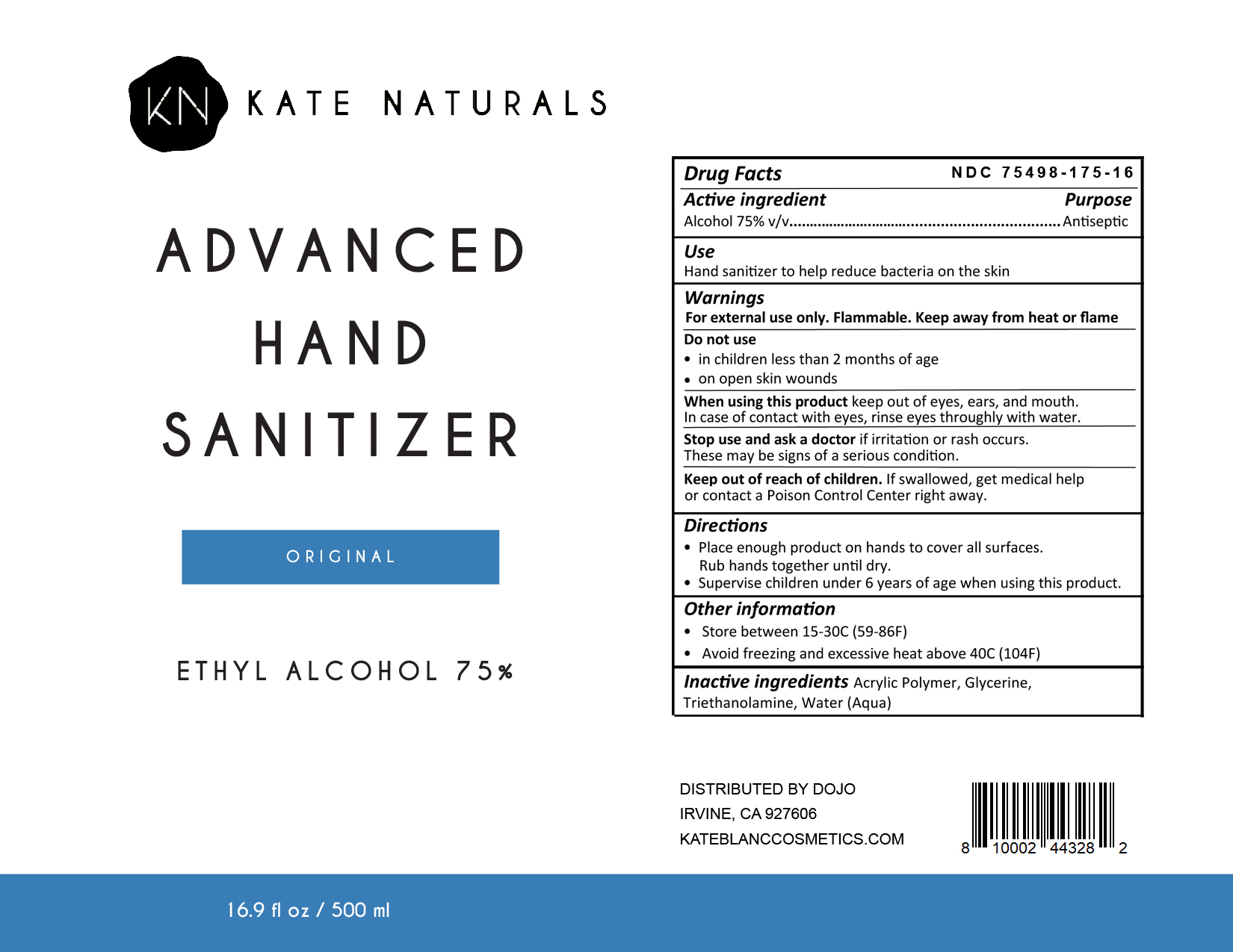 Hand Sanitizer 16oz 175-16