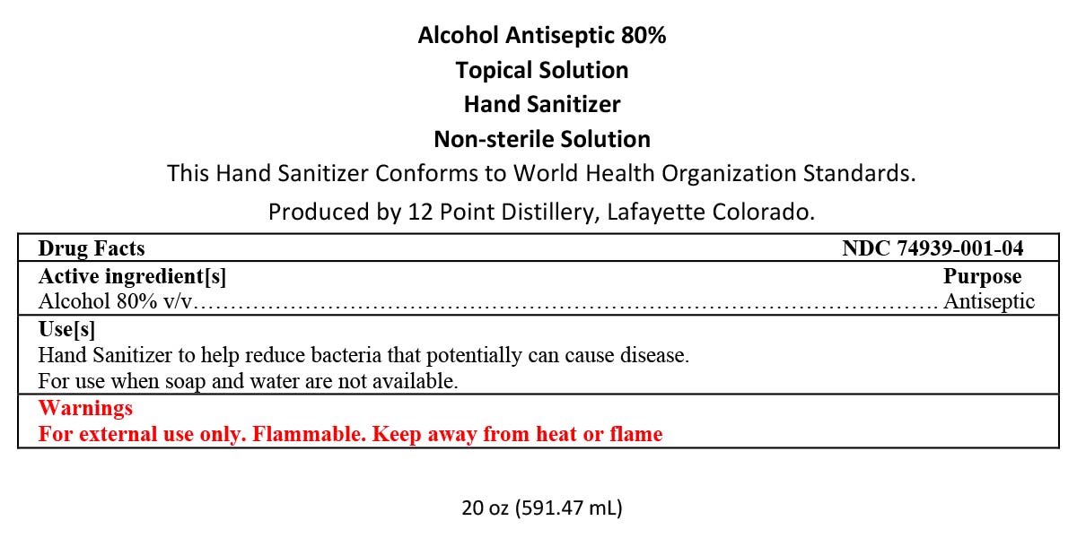 20 Hand Sanitizer Front
