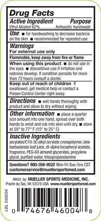 Is Mueller Instant Hand Sanitizer | Alcohol Liquid safe while breastfeeding