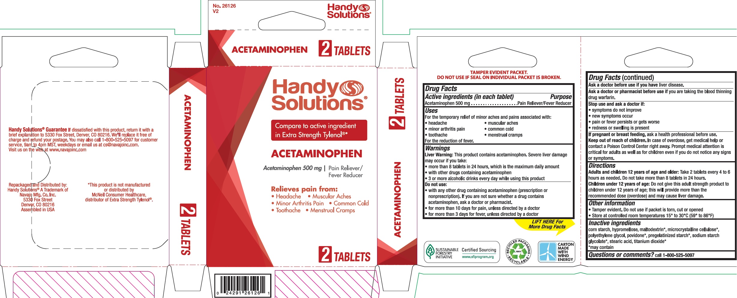 Handy Solutions Acetaminophen | Acetaminophen Tablet Breastfeeding