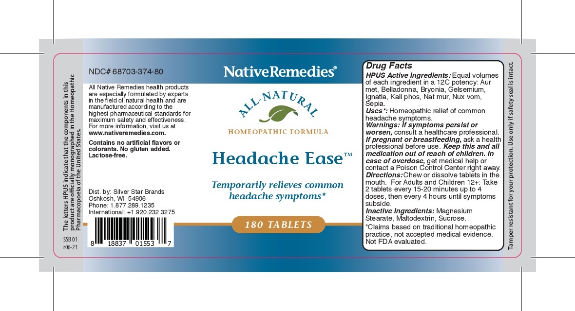 Headache Ease label