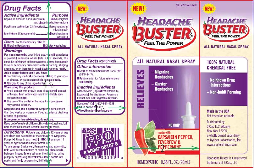 Headache Buster Label