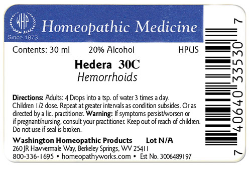 Hedera label example