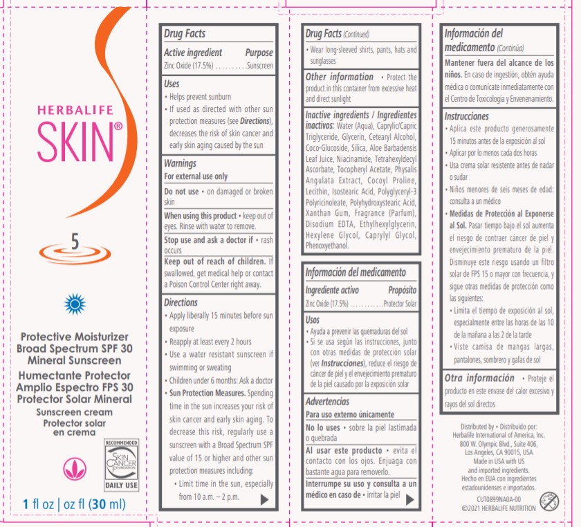 Herbalife SKIN Protective Moisturizer Broad Spectrum SPF 30 Mineral Sunscreen