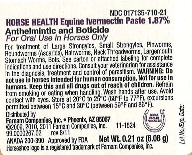 Horse Health Label