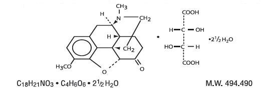 Hydrocodone Structural Formula