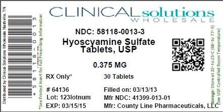 Hyoscyamine Sulfate Tablets