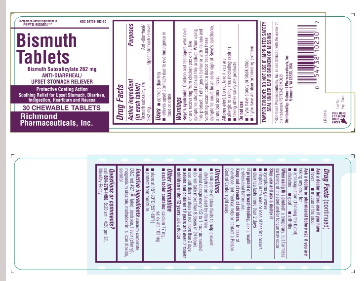 Pepto Relief | Bismuth Subsalicylate Tablet, Chewable Breastfeeding