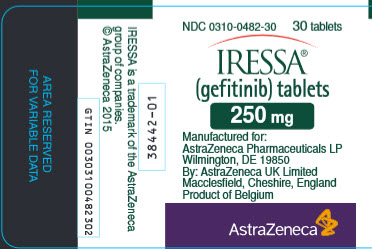 Iressa 250 mg Bottle Label