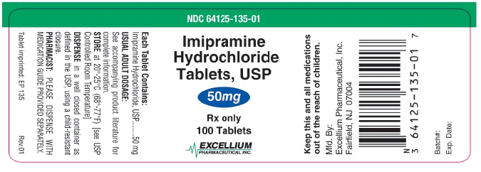 Imipramine 50mg 100tab Label