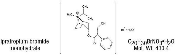 image of Ipratropium chemical structure