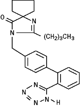 image of Irbesartan chemical structure
