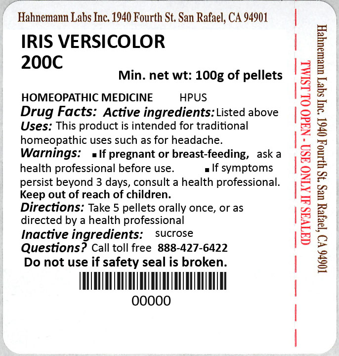 Iris Versicolor 200C 100g