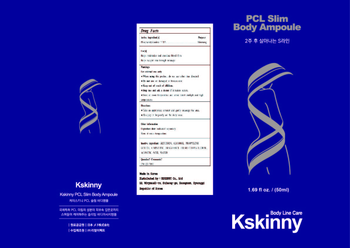 PCL Body Ampoule Label