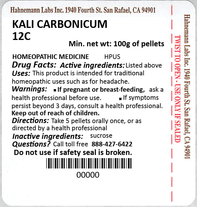 Kali Carbonicum 12C 100g
