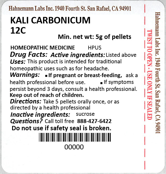 Kali Carbonicum 12C 5g