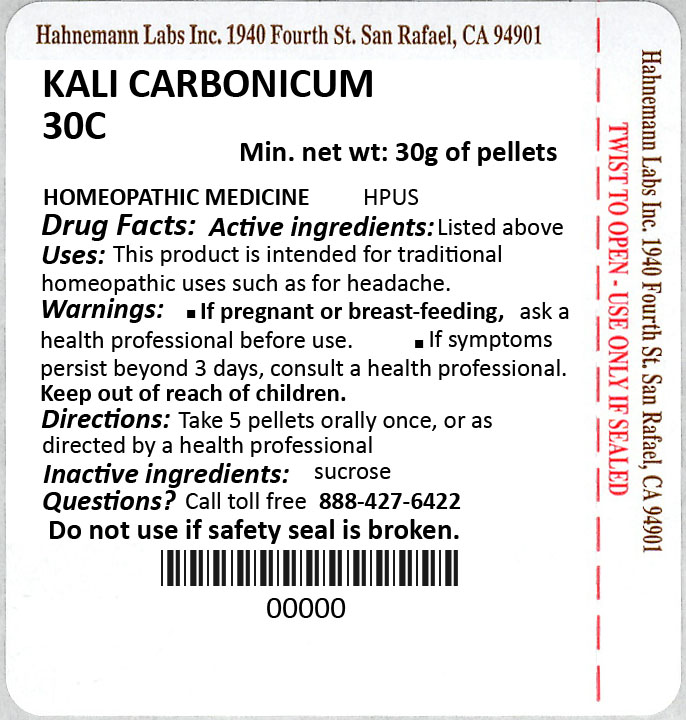 Kali Carbonicum 30C 30g