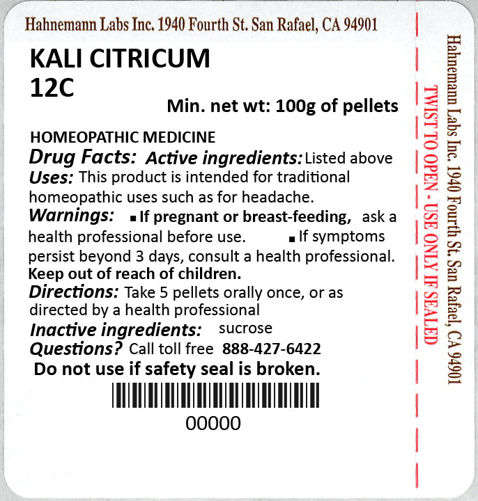 Kali Citricum 12C 100g