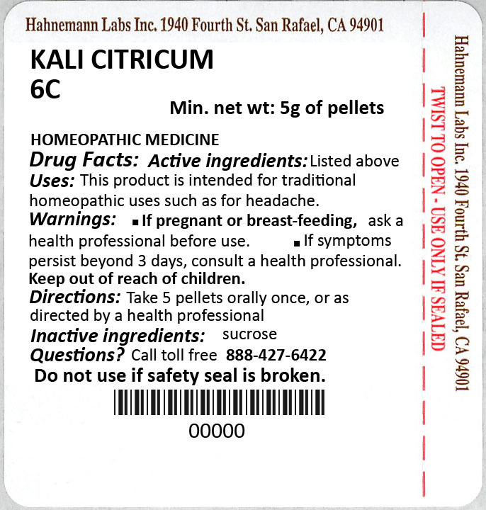 Kali Citricum 6C 5g