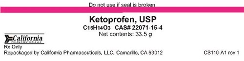 Ketoprofen USP Label